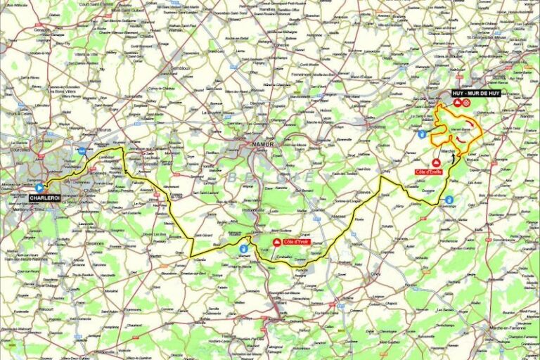 PROS La Flèche wallonne 2024 le parcours les horaires et la liste