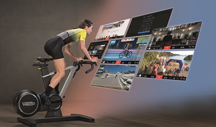 Velo spinning online technogym