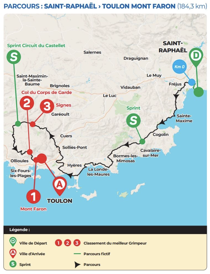 PROS Classic Var 2024 le parcours, les horaires et les équipes